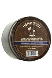 Hemp Seed 3-in-1 Massage Candle 6oz/170g in Snowballs