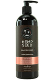 Hemp Seed Shave Cream 16oz/473mL in Isle of You