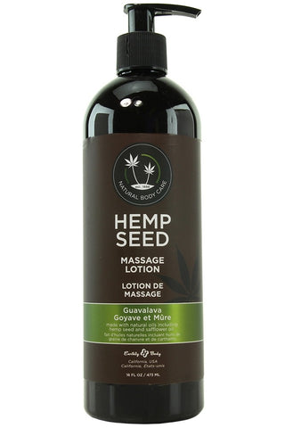Hemp Seed Massage Lotion 16oz/473mL in Guavalava
