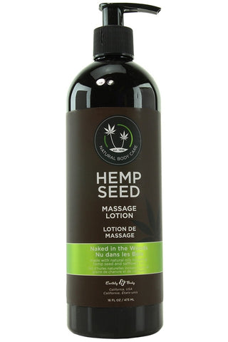 Hemp Seed Massage Lotion 16oz/473mL in Naked in the Woods