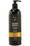 Hemp Seed Massage Lotion 16oz/473mL in Dreamsicle