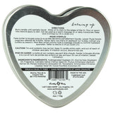 Hemp Seed 3-in-1 Heart Candle 4oz/113g in Burning Up