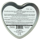 Hemp Seed 3-in-1 Heart Candle 4oz/113g in Take Me
