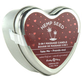 Hemp Seed 3-in-1 Heart Candle 4oz/113g in Take Me