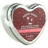 Hemp Seed 3-in-1 Heart Candle 4oz/113g in Wild at Heart