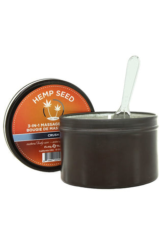 Hemp Seed 3-in-1 Massage Candle 6oz/170g in Crush
