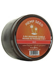 Hemp Seed 3-in-1 Massage Candle 6oz/170g in Heat