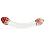 Red Head Double Glass Dildo