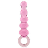 Quintessence Beaded Anal Slider Glass Dildo