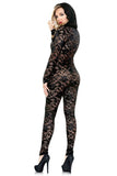 Mia Lace Hooded Jumpsuit in S/M