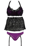 Bridgette Lace Bra, Skirt & Matching Panty in M