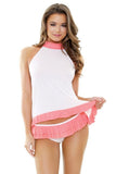 Mila Soft Halter Top and Ruffled Panty in M/L