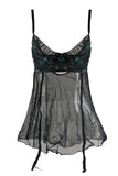 Halle Babydoll and Panty in S/M