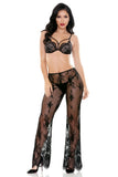 Giselle Cutout Lace Bra and Pant Set in M/L
