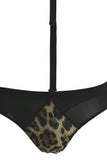 Kat Bra, Panty & Choker Leash in S/M