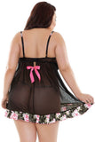 Flora Babydoll and G-String in 3X/4X