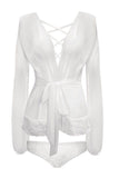 Kelly Soft Mesh Bed Jacket in L