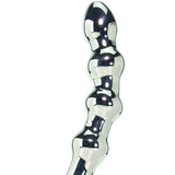 Deliciously Deep Steel G-Spot Dildo in Silver