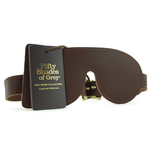 Red Room Collection Leather Blindfold