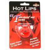 Hot Lips Super Turbo Vibrating Ring in Red