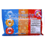 Liquored Up Gummy Pecker Rings in 3 Pack