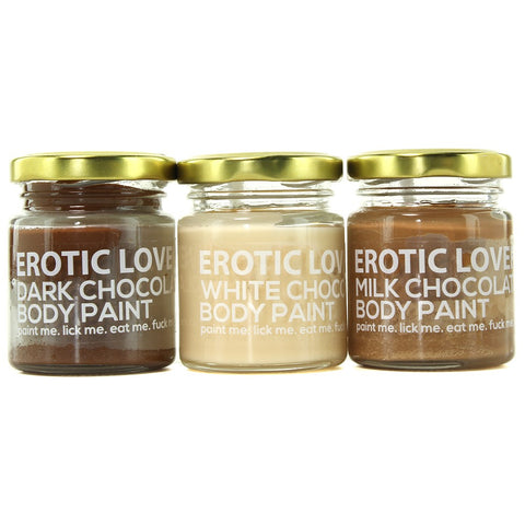 Erotic Lovers Chocolate Body Paint Set