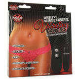 Wireless Remote Vibrating Pink Panties in M/L