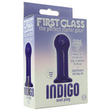 First Glass Indigo Anal Plug