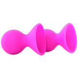 Silicone Nip-Pulls in Pink