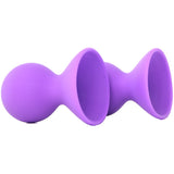 Silicone Nip-Pulls in Purple