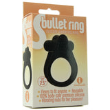 Sbullet Vibrating Silicone Cock Ring in Black