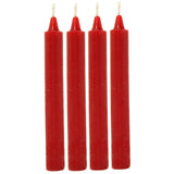 Make Me Melt Warm Drip Candles 4 Pack in Red