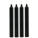 Make Me Melt Warm Drip Candles 4 Pack in Black
