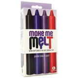 Make Me Melt Warm Drip Candles 4 Pack in Sensual Tone