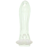 Sextenders Contoured Vibrating Enhancer Sleeve in Clear