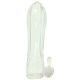 Sextenders Contoured Vibrating Enhancer Sleeve in Clear