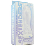 Sextenders Contoured Vibrating Enhancer Sleeve in Clear