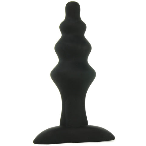 The Ring Series Rippler Silicone Plug in Black