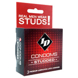 ID Studded Condoms in 3 Pack