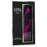 Opal Vibrating Glass Massager Vibe in Purple