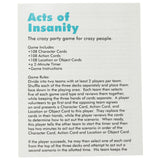 Acts of Insanity Party Game