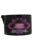 Ignite Massage Candle 6oz/170g in Passion Berry