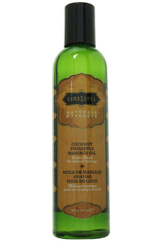 Naturals Massage Oil 8oz/236ml in Coconut Pineapple