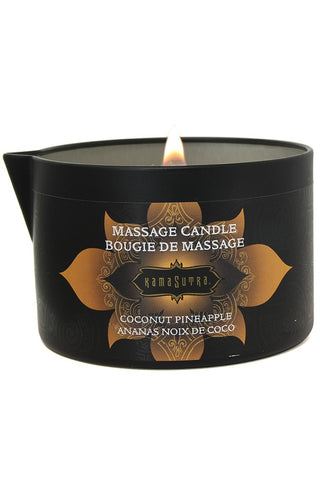 Massage Candle 6oz/170g in Coconut Pineapple