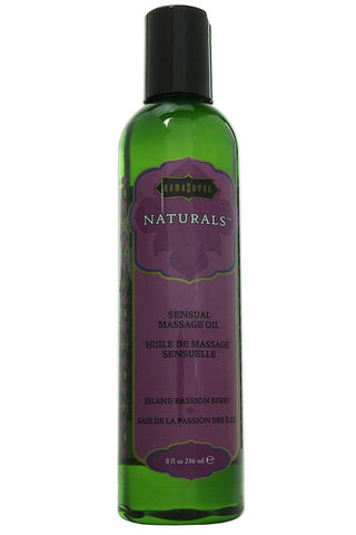 Naturals Massage Oil 8oz/236ml in Island Passion Berry