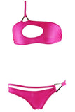 Teazer Pink Buckled Bandeau and Panty in OS