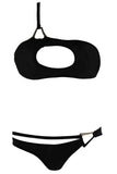 Teazer Black Buckled Bandeau and Panty in OS