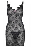 Boudoir Rose Lace Mini Dress with Cut Out Back in OS