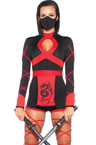 Dragon Ninja Costume Set in S
