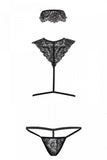 Scandel Black Body Harness with Mask in OS